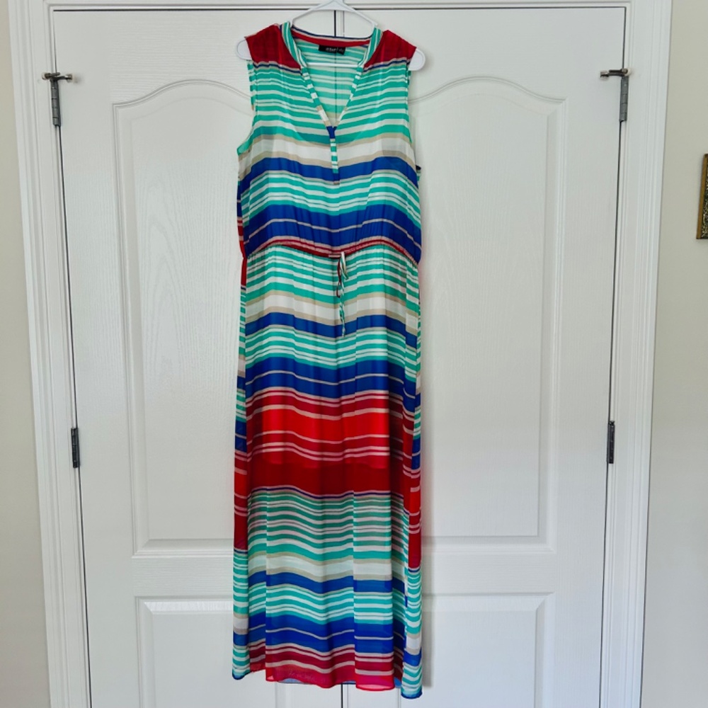a.n.a. Sleeveless Maxi Dress, Size L